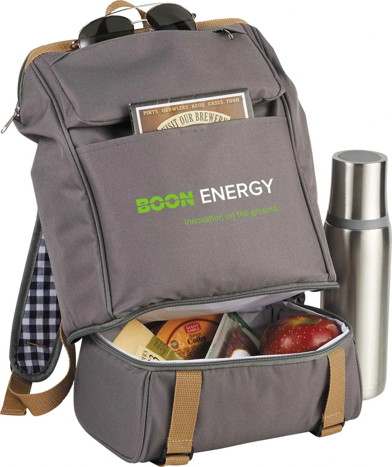 Custom Picnic Backpack Set for Two (11 Piece) — view 25