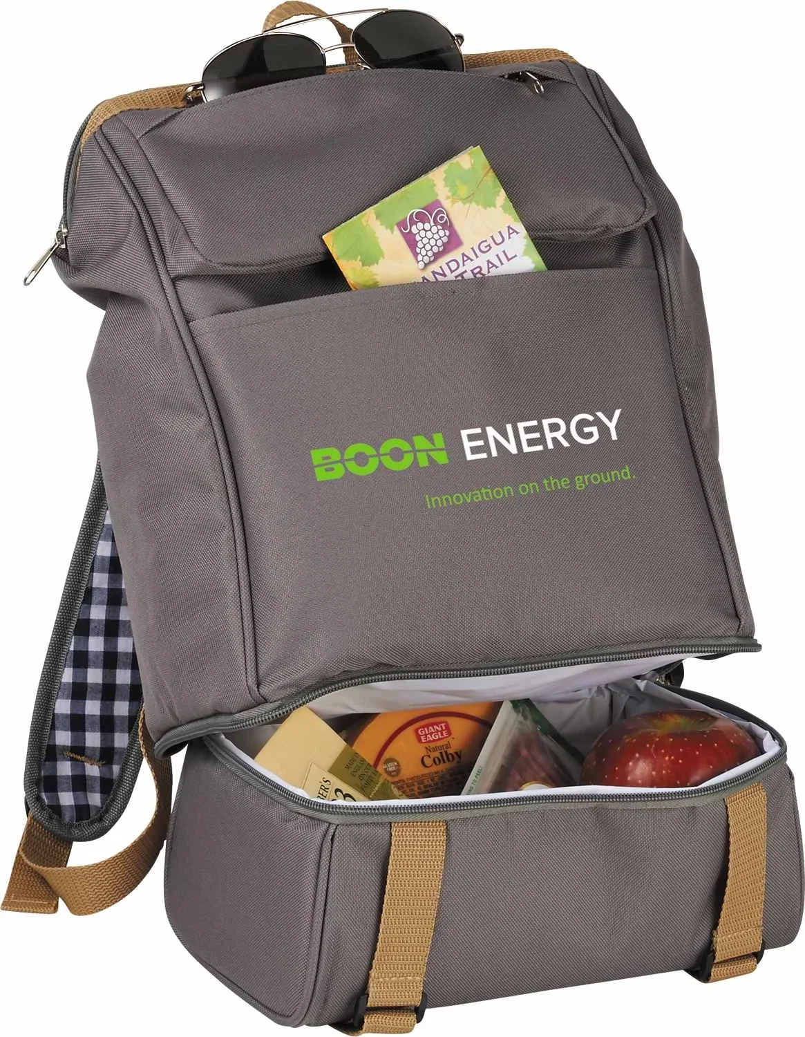 Custom Picnic Backpack Set for Two (11 Piece) — view 26
