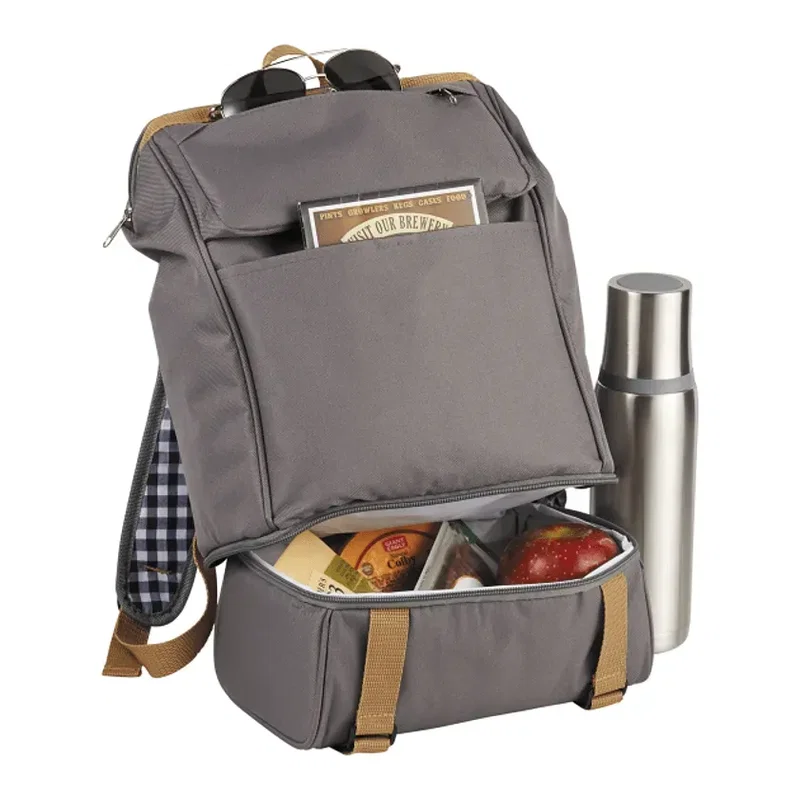 Custom Picnic Backpack Set for Two (11 Piece) — view 4