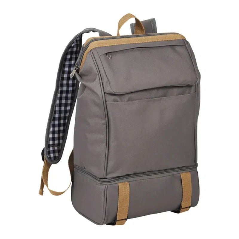 Custom Picnic Backpack Set for Two (11 Piece) — view 8