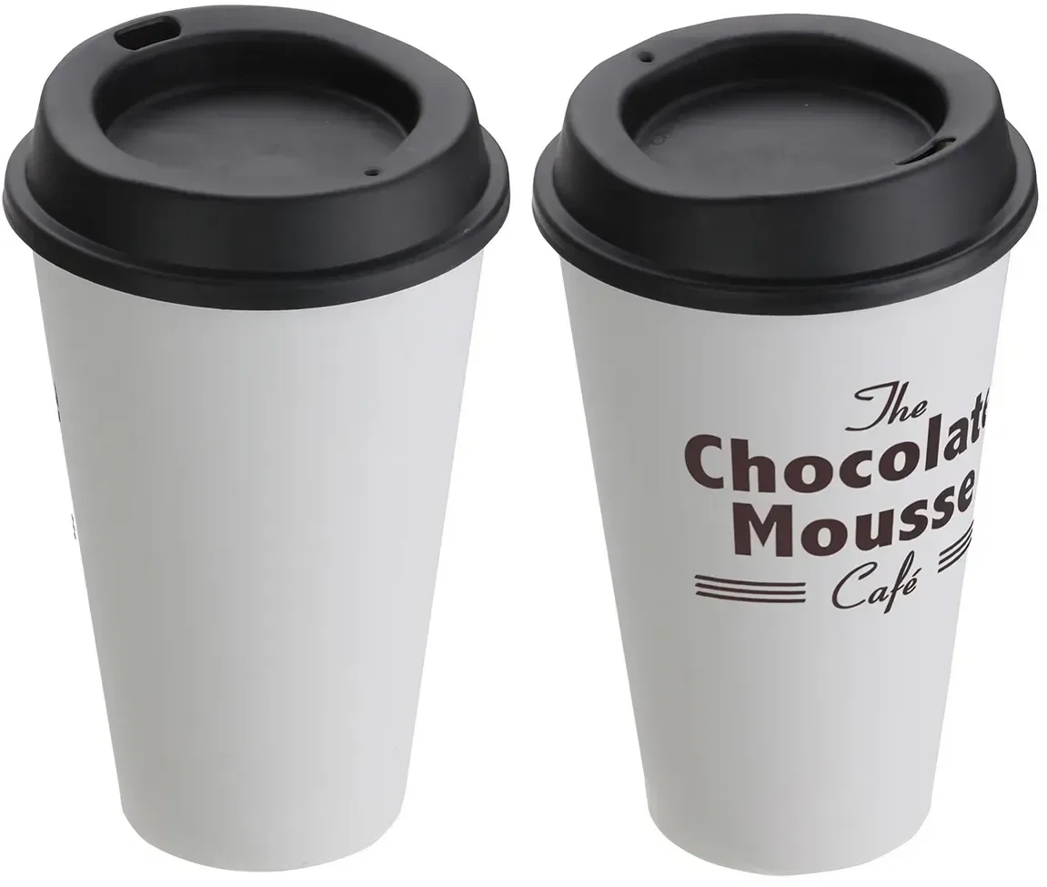 Cafe promotional to-go cup colorways, branded recycled coffee cups lineup