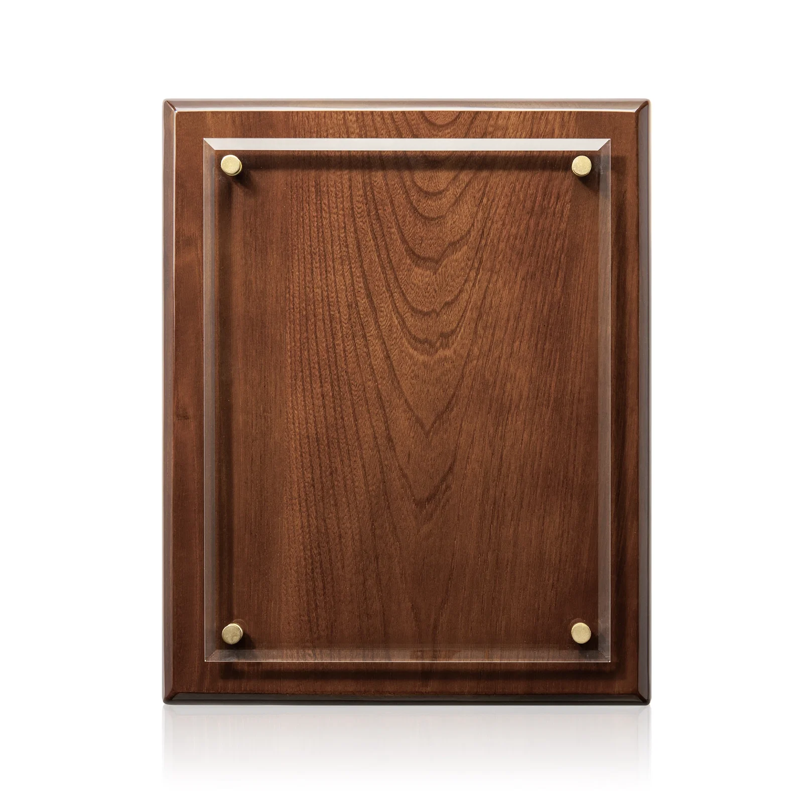 Customized Starfire Crystal Wall Plaque with Drop Shadow Backing for dealer and partner awards