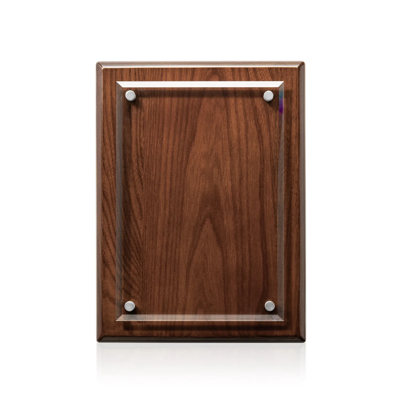 Custom engraved Beveled Starfire Crystal Plaque That Hangs Either Orientation for sales achievement awards