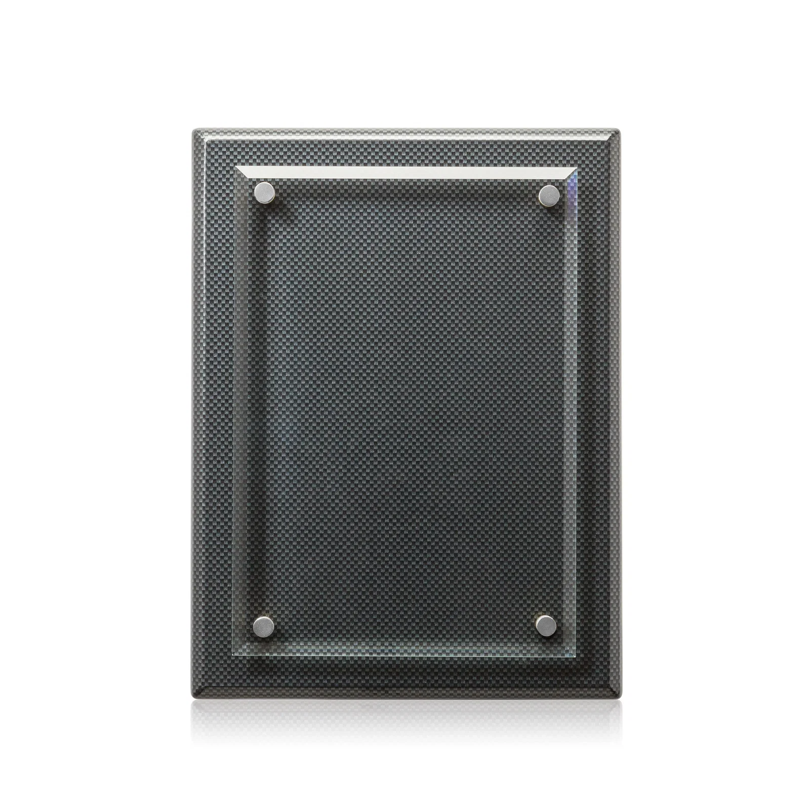 Custom engraved Beveled Starfire Crystal Plaque That Hangs Either Orientation for graduation ceremonies