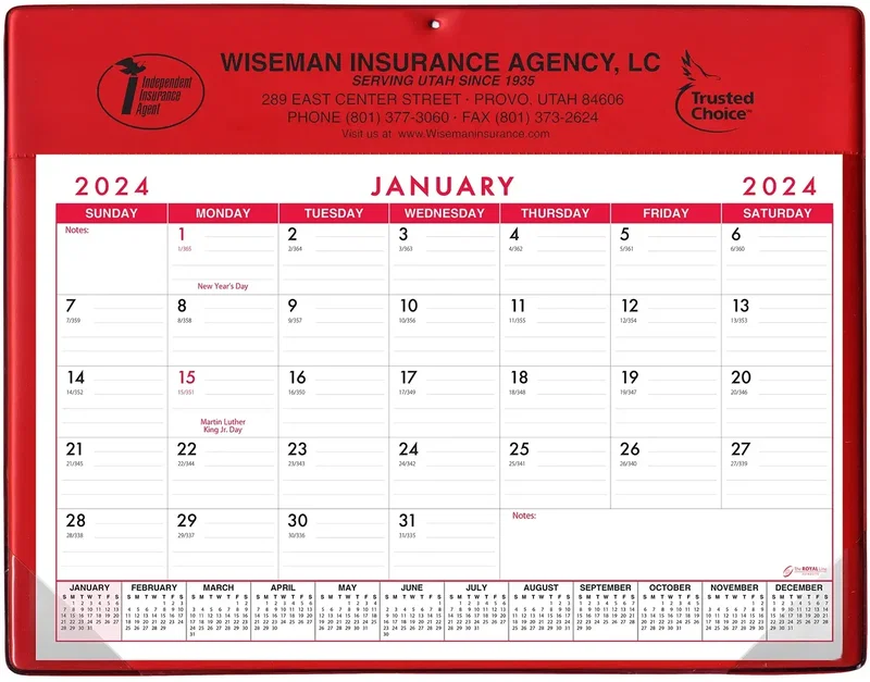 Custom Calendar Doodle Pad+ (Without Grommet or Greeting Page)