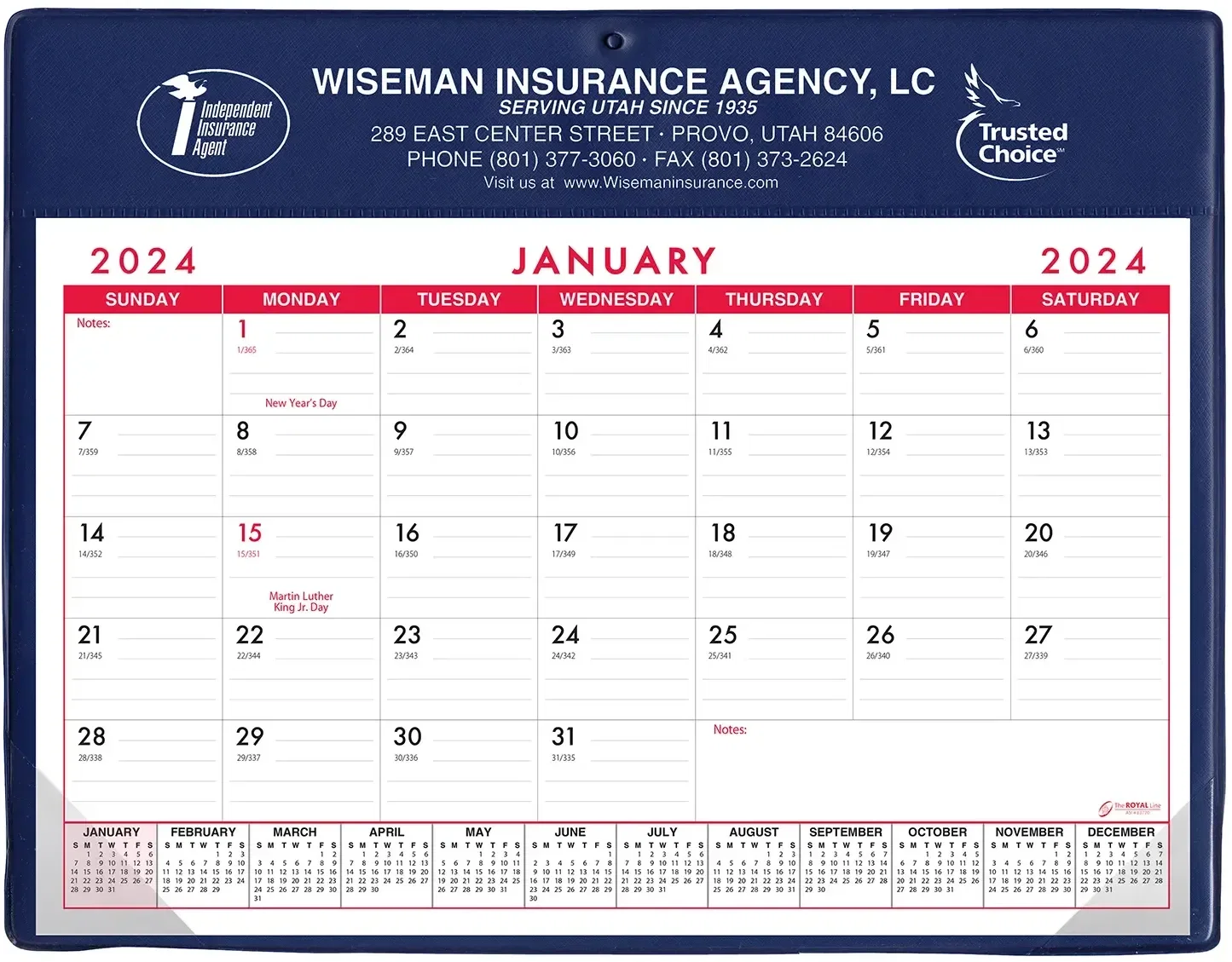 Custom Calendar Doodle Pad+ (Without Grommet or Greeting Page) — view 3