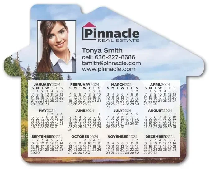 Personalized Calendar House Magnet