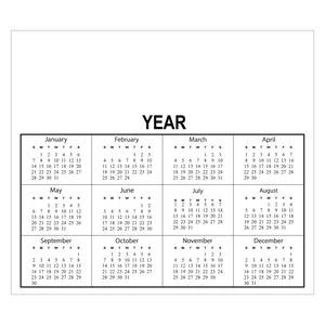 Calendar Magnet