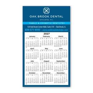 2-29/32 x 4-15/16 Inch Calendar Square Corner Magnet