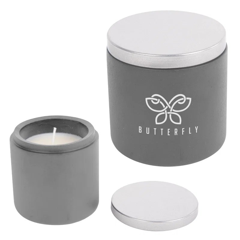 Cali Clay Cement Candle — view 2
