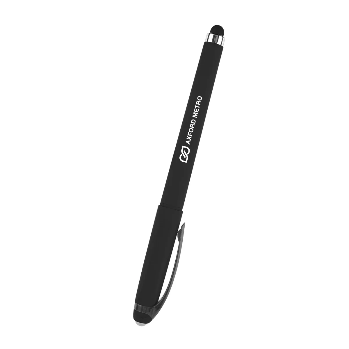 Turned slightly to show the two-in-one writing tool