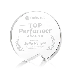 Custom Callaway Crystal Achievement Award