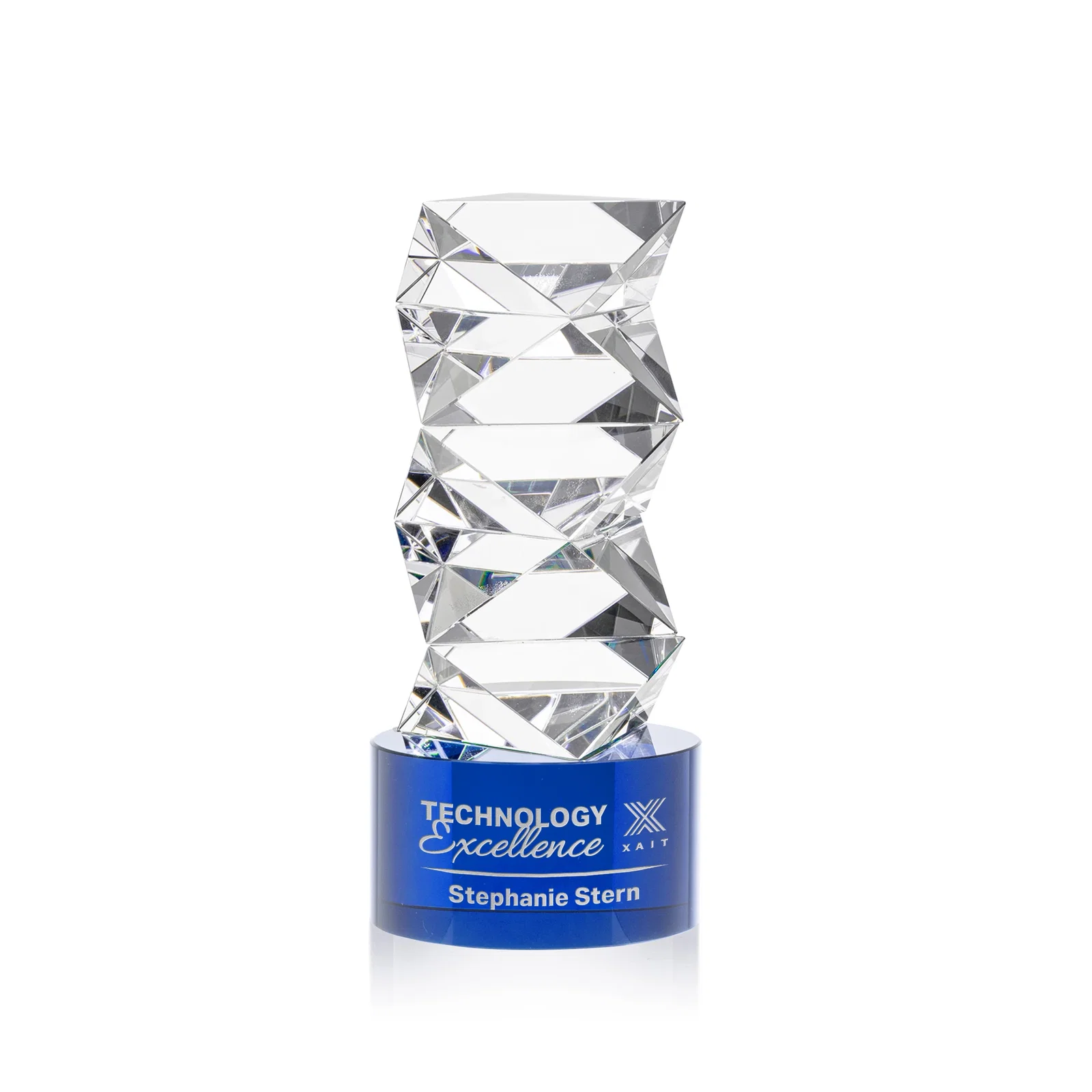 Custom Optical Crystal Tower Award, awards for dealer and partner awards