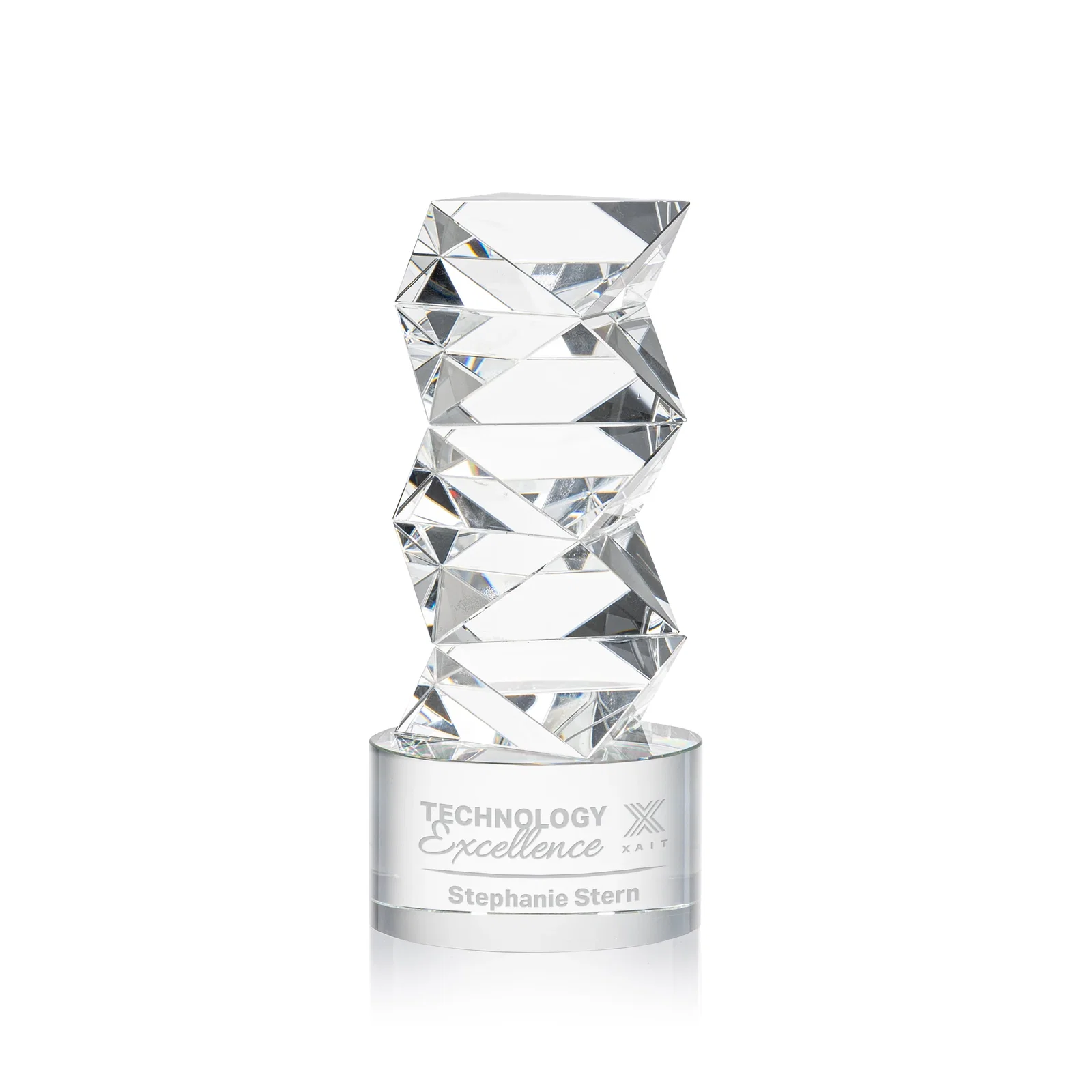 Custom Optical Crystal Tower Award, awards for corporate award ceremonies