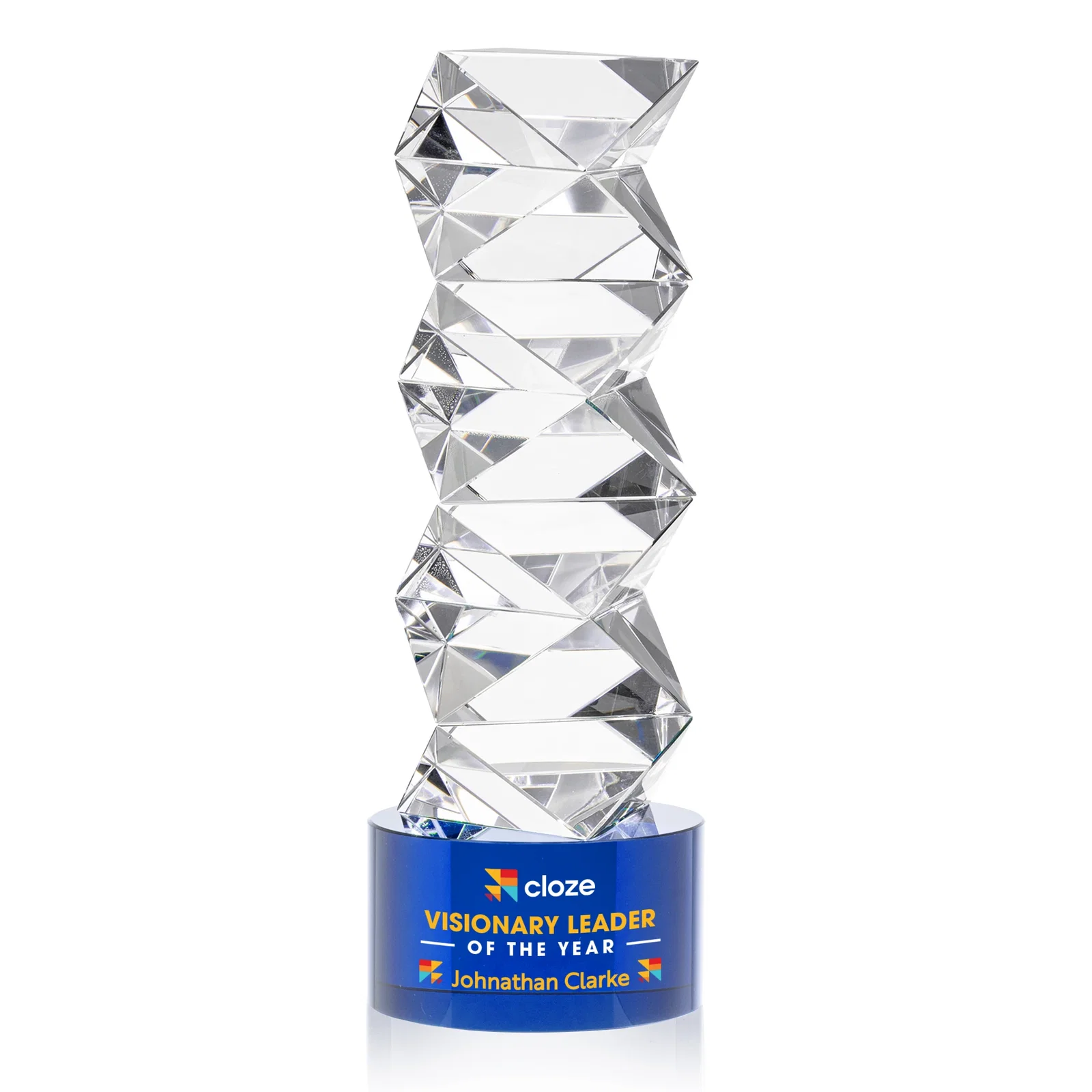 Promotional Optical Crystal Tower Award, awards for employee recognition