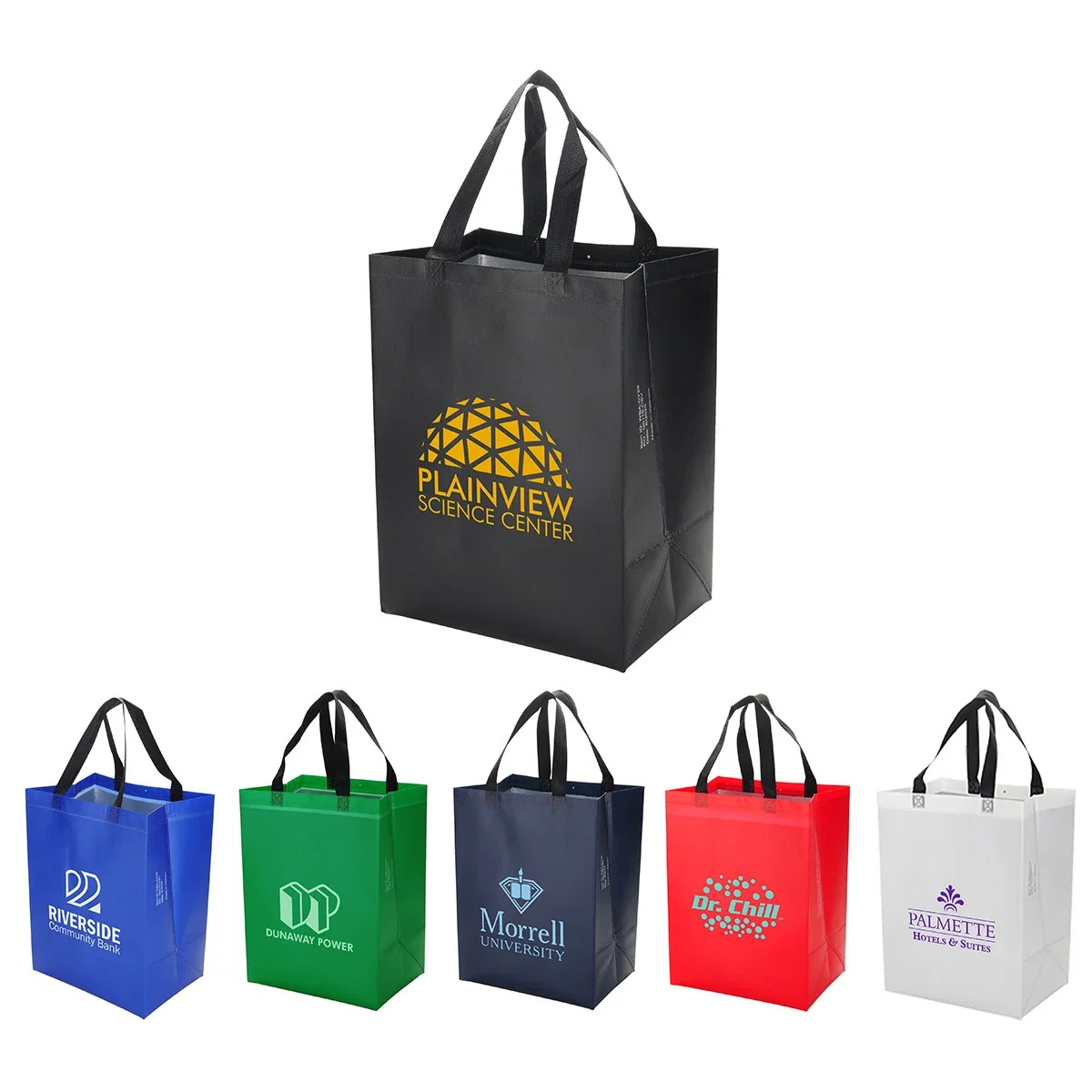 Calypso recycled polypropylene insulated tote with heat-sealed lining and reinforced handles