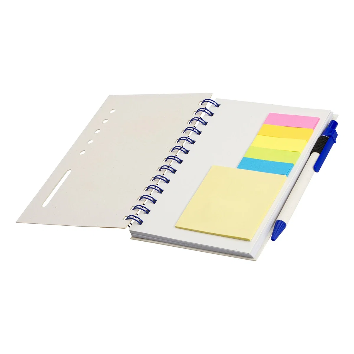 Close-up of the Camber Spiral Notebook's spiral binding