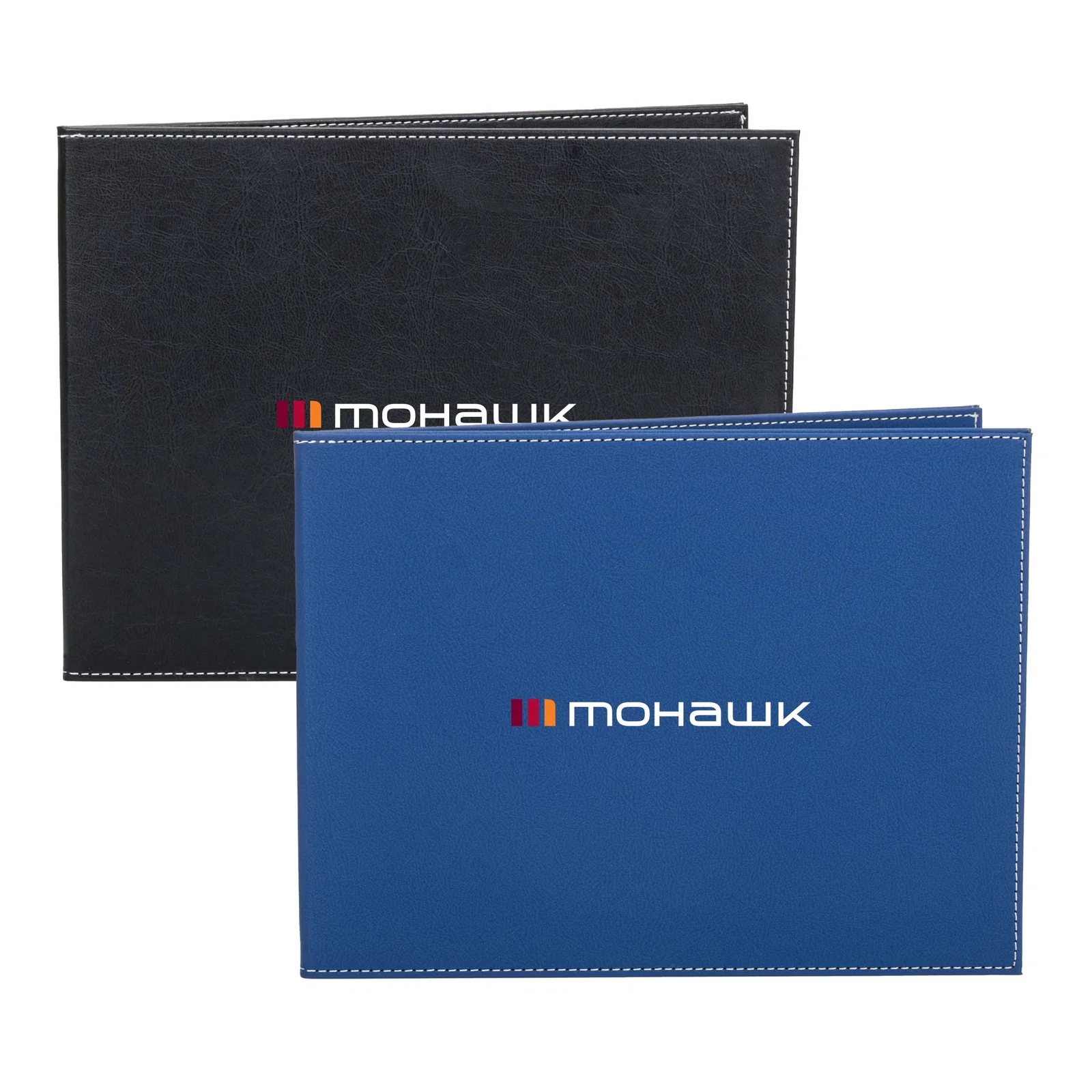 Custom Leatherette Certificate Holder with Full-Color Front and Clear Window for employee recognition
