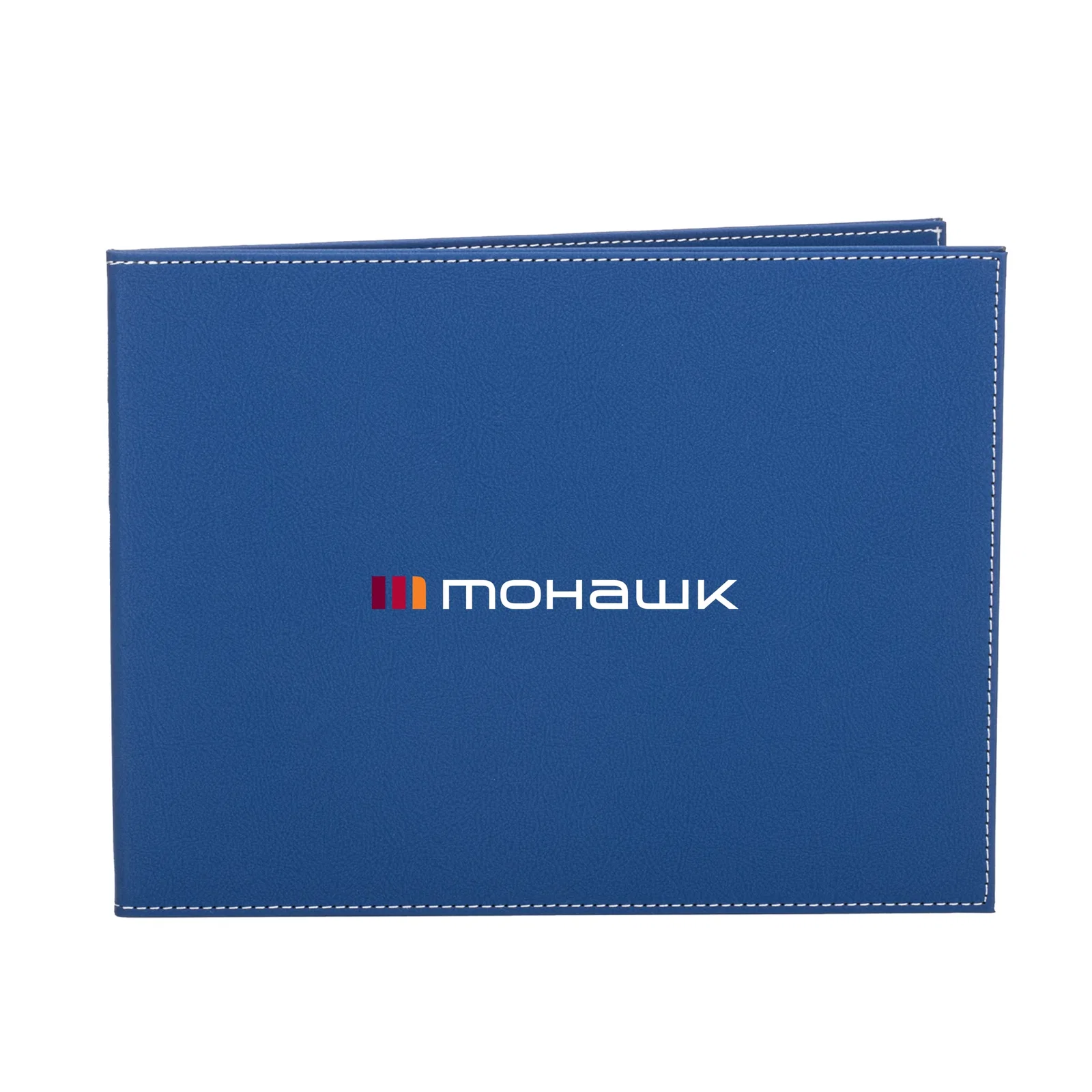 Custom Leatherette Certificate Holder with Full-Color Front and Clear Window for service anniversary gifts