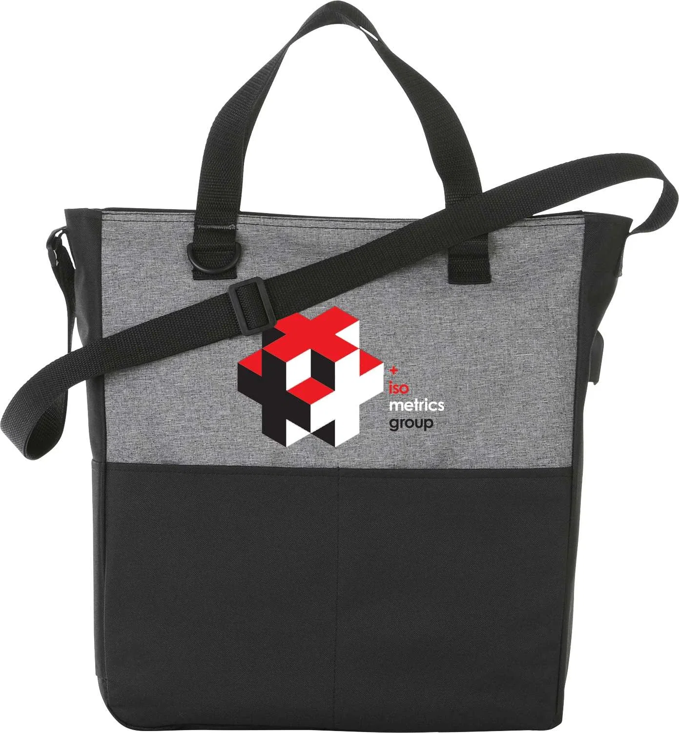 Custom Branded Cameron Convention Tote with USB Port — view 6