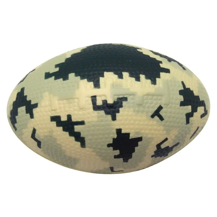 Digital Camo Football Stress Reliever — view 4