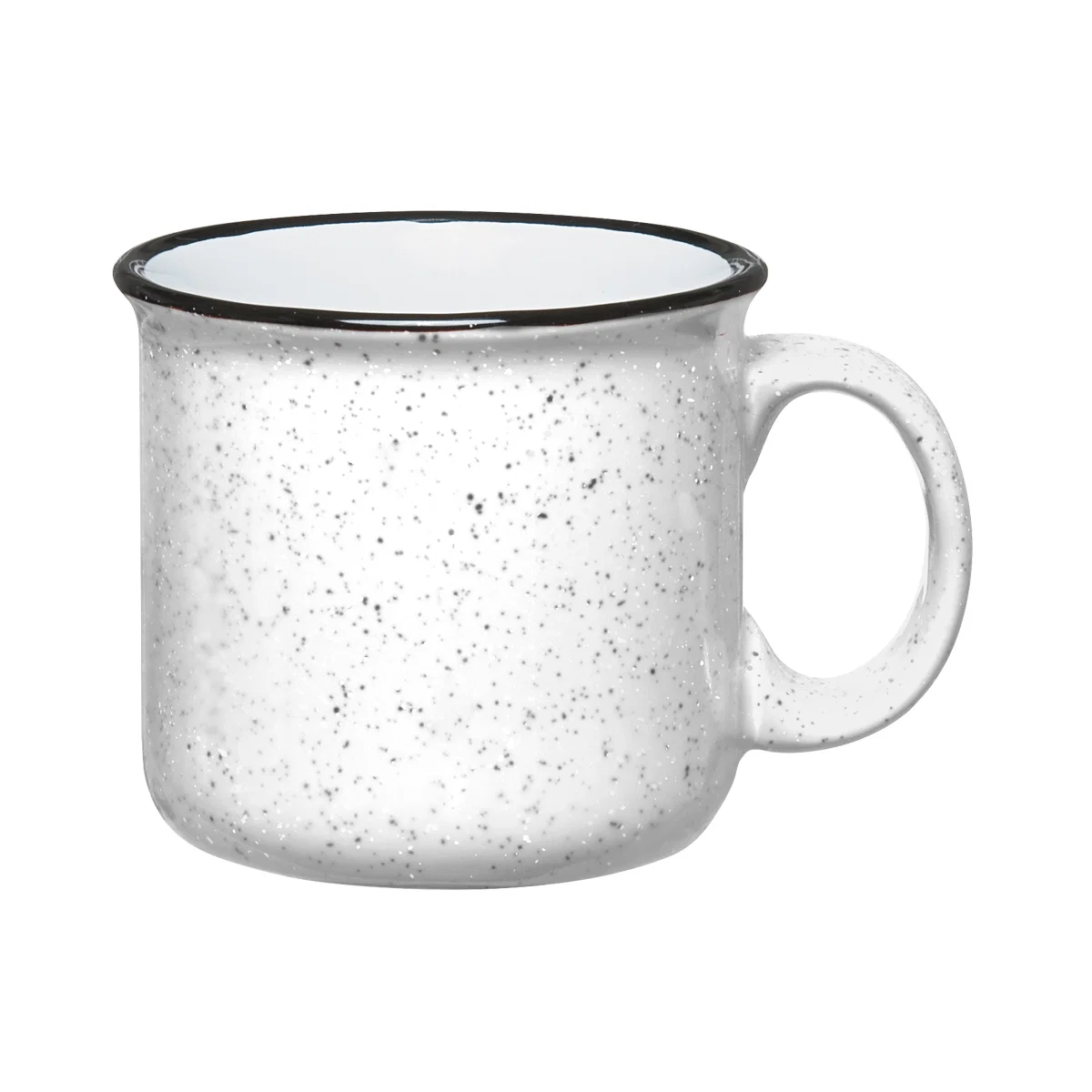 Lime green mug lined up with other colors
