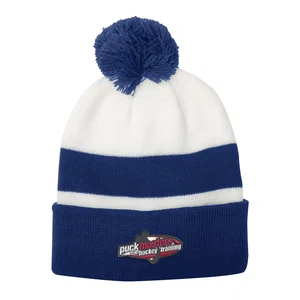 Custom Printed Campus Pom Beanie