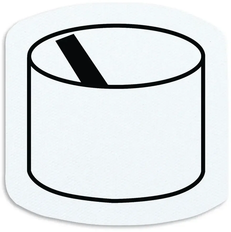 Can or Roll USA-Made Jar Openers - Rubber & Vinyl. USA-made rubber jar opener for bank and health fair giveaways, view 2