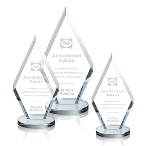 Starfire Crystal Diamond Award, Also in Rosewood Crystal