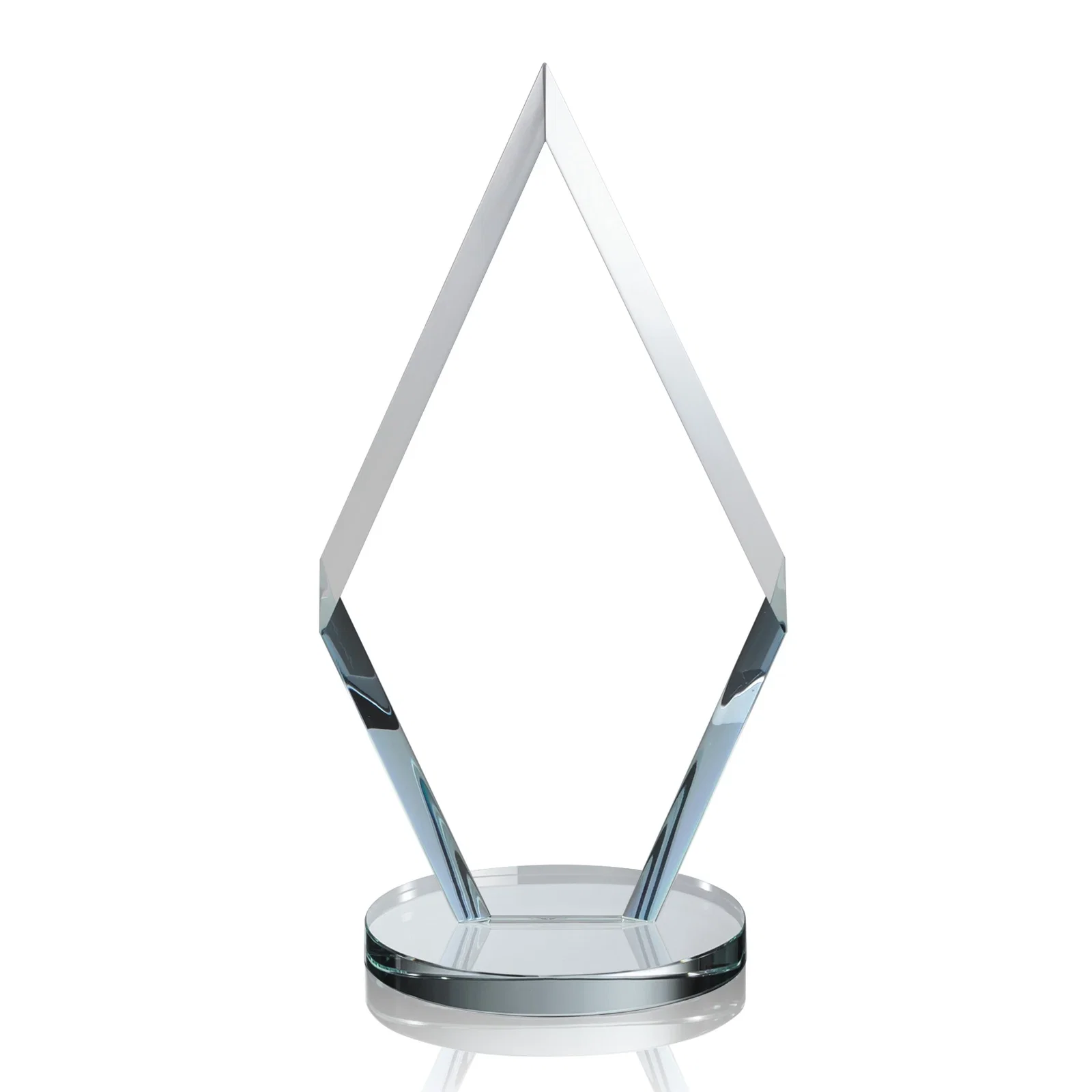 Custom engraved Starfire Crystal Diamond Award, Also in Rosewood Crystal for dealer and partner awards