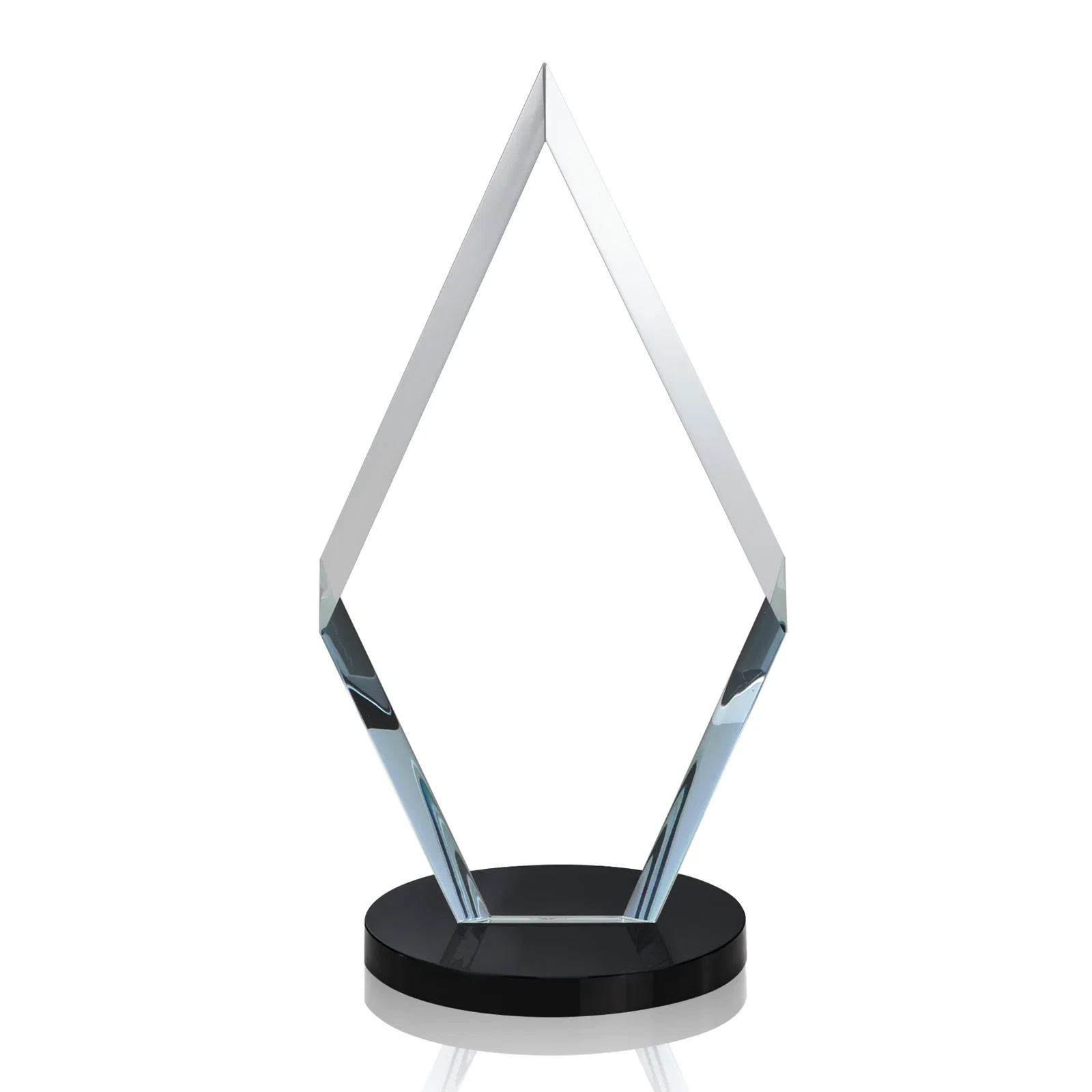 Custom Starfire Crystal Diamond Award, Also in Rosewood Crystal, with your logo for graduation ceremonies
