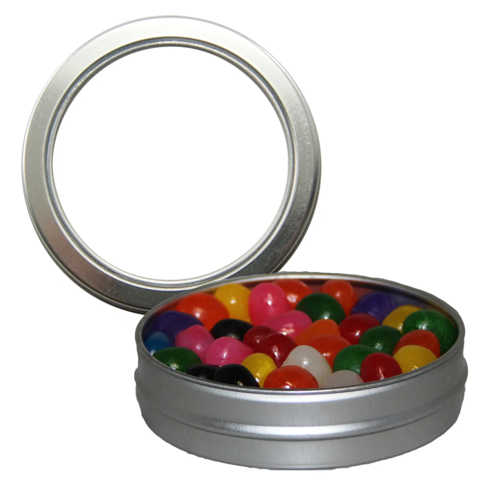 Compact round package suited to counter top displays