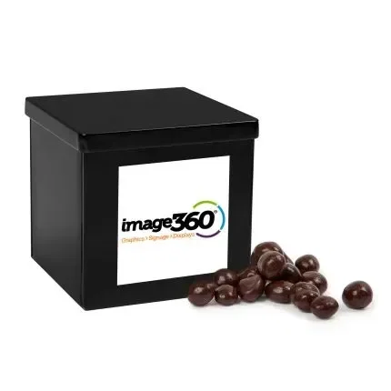 Canister Tin - Dark Chocolate Espresso Beans — view 2