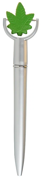 Cannabis Leaf Squeeze Top Pen — view 3