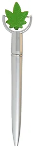 Cannabis Leaf Squeeze Top Pen