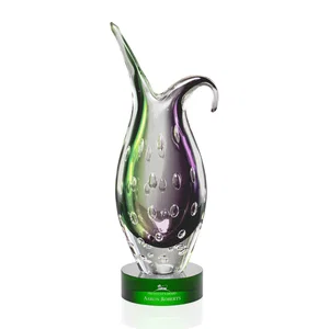 Glass Free Form Sculpture Award, 4.5 by 12.5 Inches
