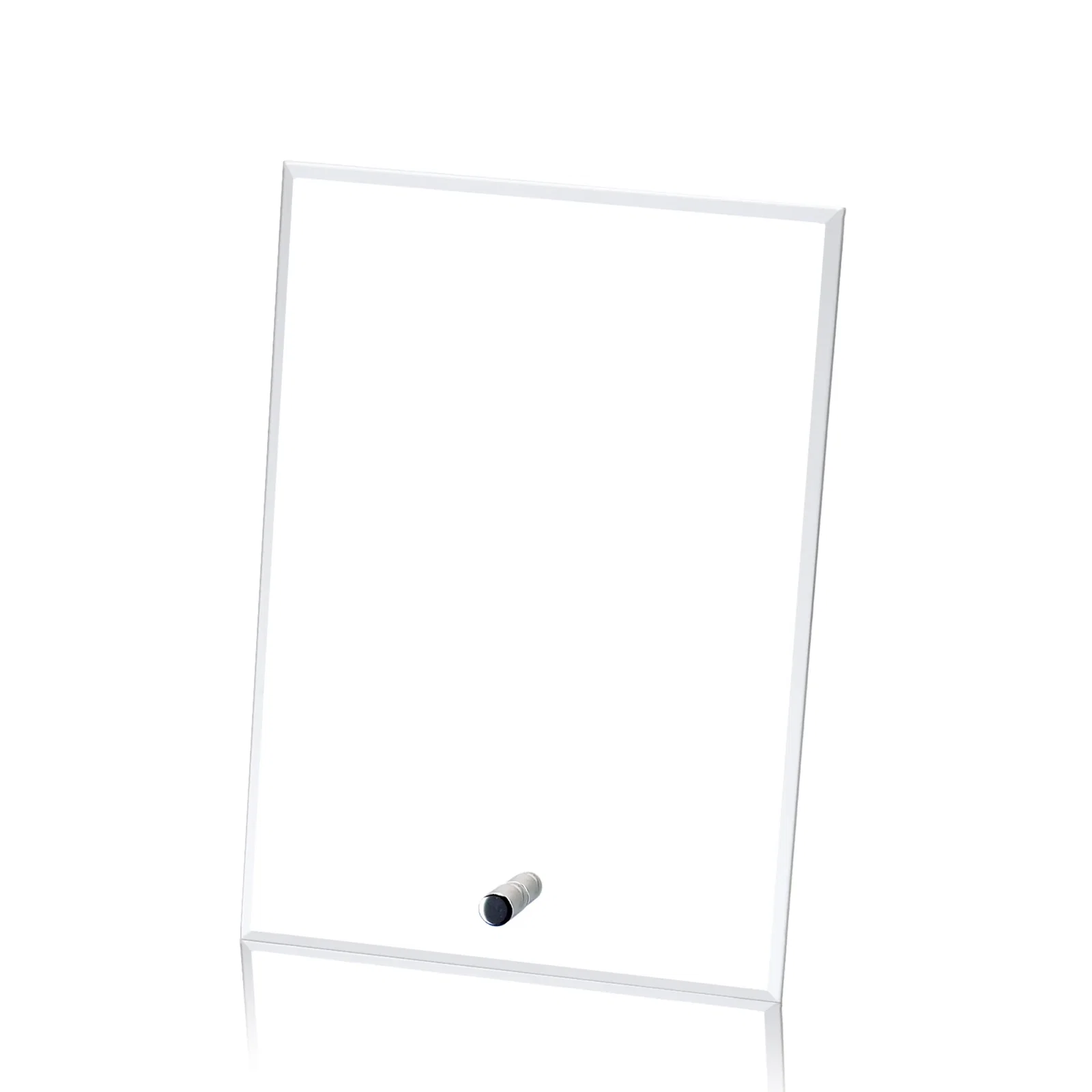 Personalized Starfire Crystal Rectangle Award With a Chrome or Gold Pin, awards for service anniversary gifts