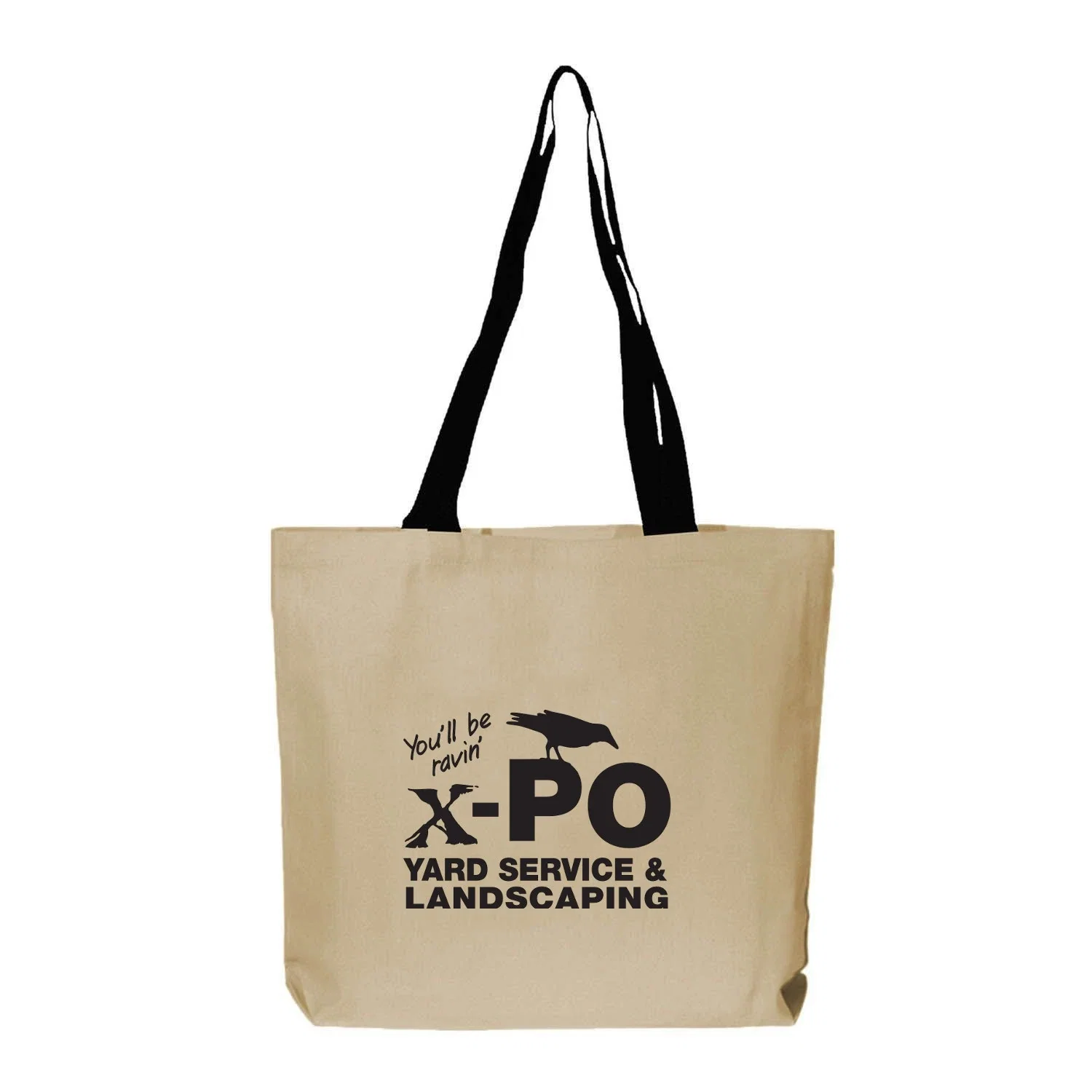 Canvas Convention Tote — Black — view 3