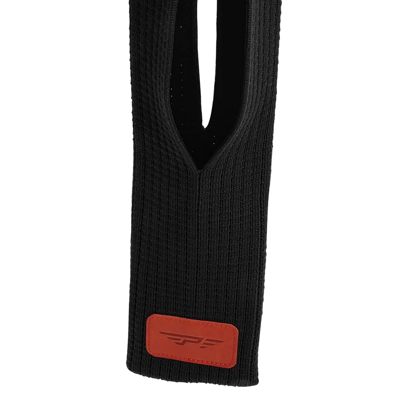 Angled view of the Capri Phone Pocket's zippered pouch opening