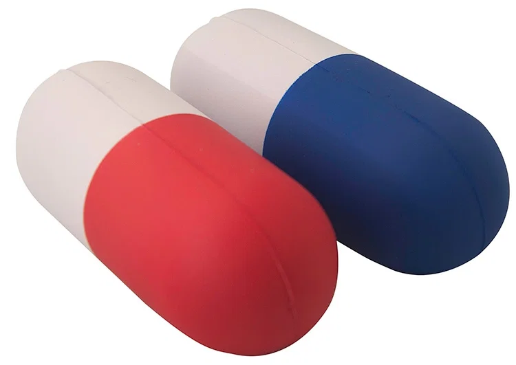 Custom Printed Capsule Stress Reliever — view 6