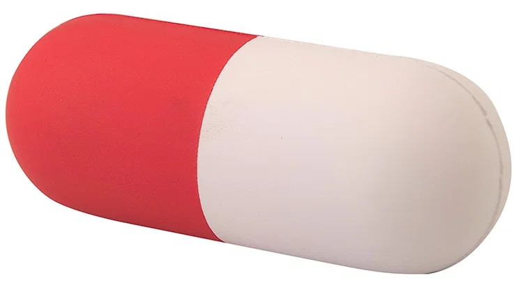 Custom Printed Capsule Stress Reliever — view 7