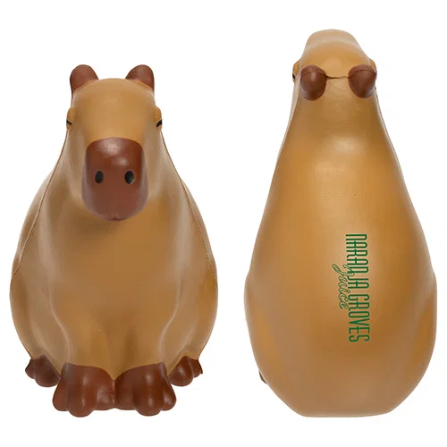 Promotional polyurethane stress reliever, additional shape view