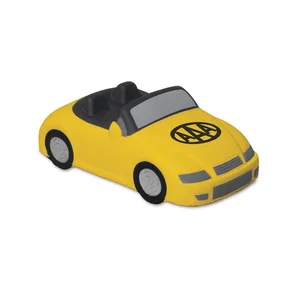Car Shaped Polyurethane Stress Reliever, 2.38" x 4.63" x 2", 1-Color Imprint
