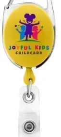 Carabiner Belt Clip ID Badge Reel (Bubble Design) — view 11
