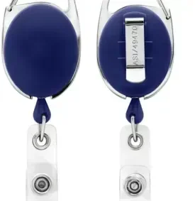 Carabiner Belt Clip ID Badge Reel (Bubble Design) — view 15