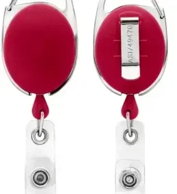 Carabiner Belt Clip ID Badge Reel (Bubble Design) — view 16