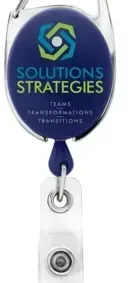 Carabiner Belt Clip ID Badge Reel (Bubble Design) — view 17