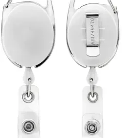 Carabiner Belt Clip ID Badge Reel (Bubble Design) — view 8