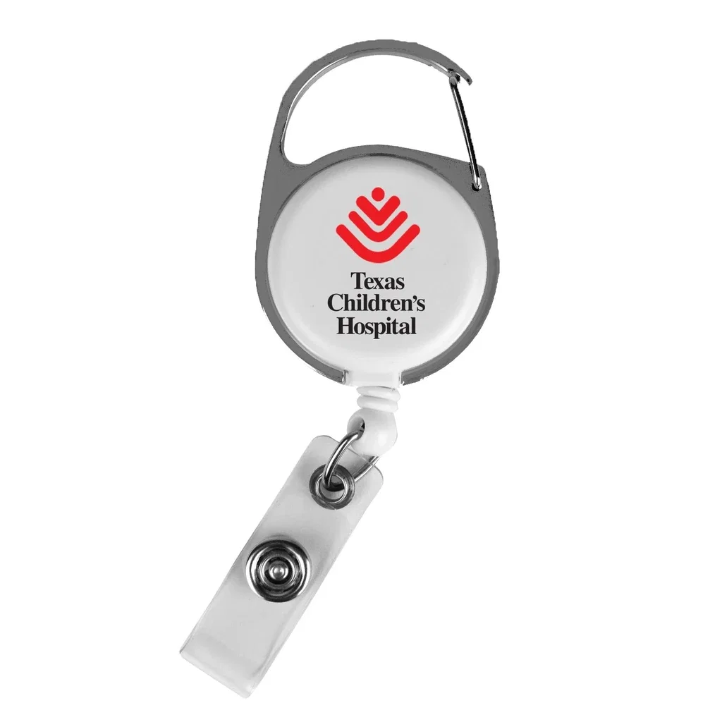 Carabiner Retractable — White — view 2