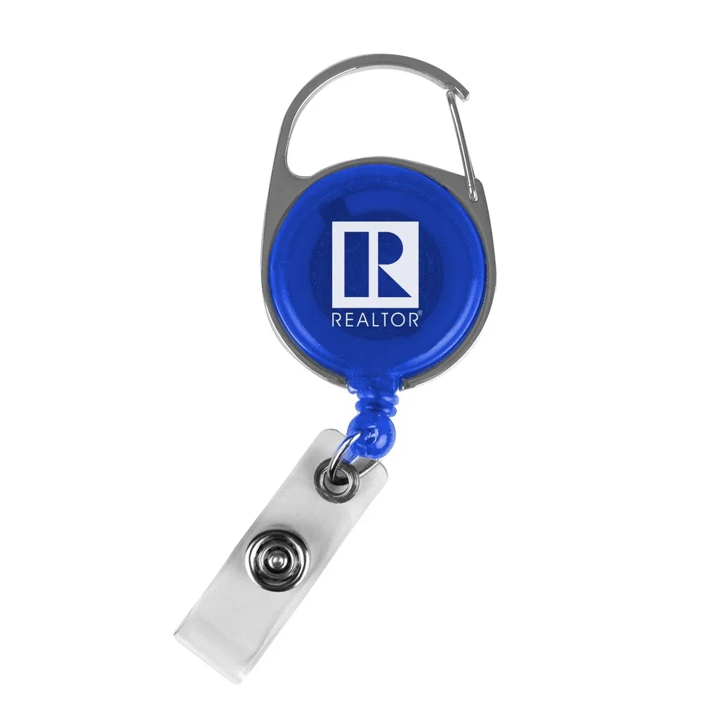 Carabiner Retractable — Blue — view 3